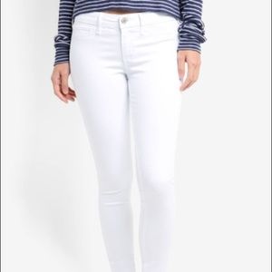 White Hollister Skinny Jeans